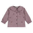 BABYFACE - Chemise à carreaux avec fleurs