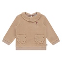 BABYFACE - Pull beige en velours - Fille