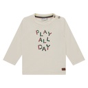 BABYFACE - T-Shirt blanc à manches longues avec motifs - Garçon
