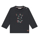 BABYFACE - T-Shirt bleu marine à manches longues avec motifs - Garçon