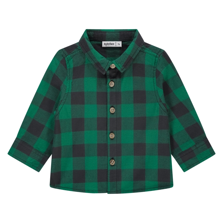 BABYFACE - Chemise verte et noire à carreaux - Garçon