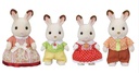 Sylvanian Families - La famille lapin chocolat - 3 ans +