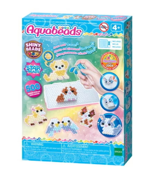 Aquabeads - Le kit des animaux mignons - 4 ans +