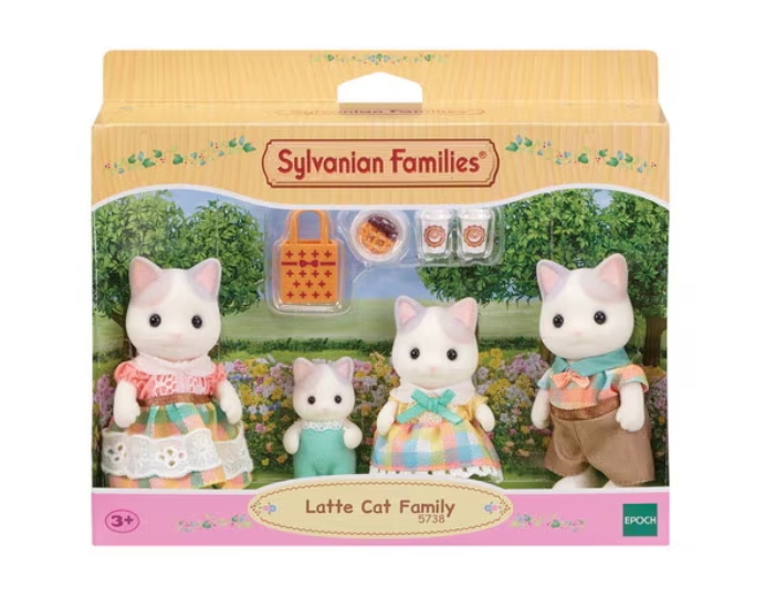 Sylvanian Families - La famille chat latté - 3 ans +