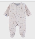 Noukie's - Pyjama jungle en velours - Beige