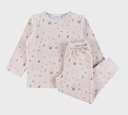 Noukie's - Pyjama jungle 2 pièces en velours - Beige