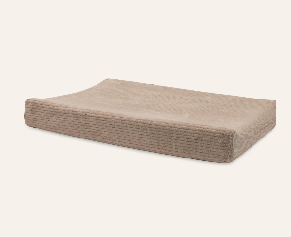 Jollein - Housse Matelas à Langer - Cloudy Rib - Milky Coffee
