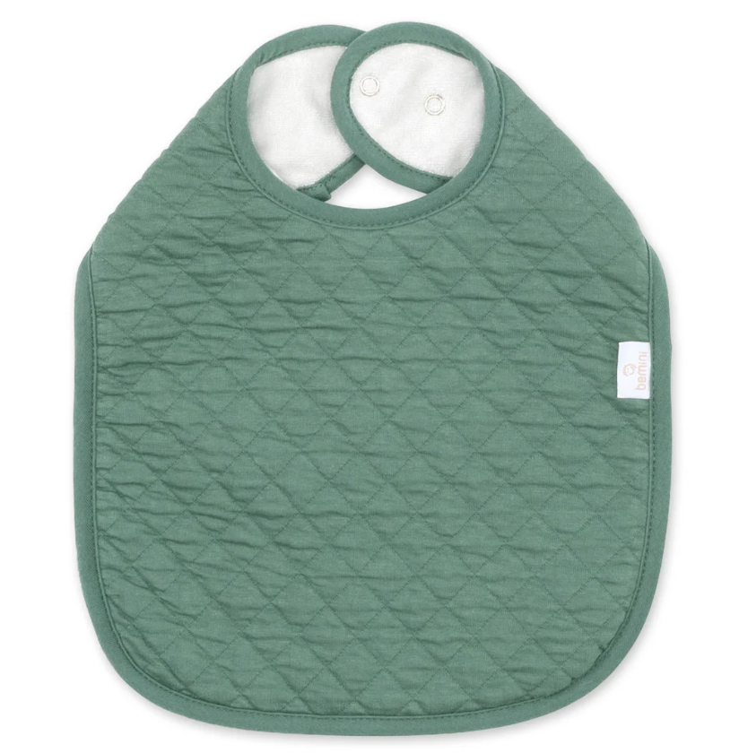 Bemini - Bavoir Waterproof Pady Quilted Jersey - Green