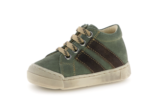 Naturino / Falcotto - Gazer Zip - Suède Olive/ Dark Brown