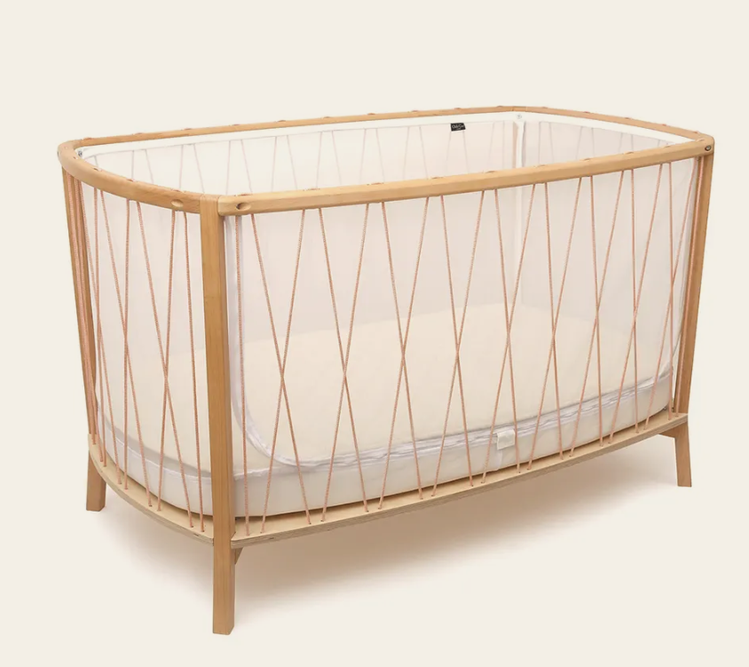 Charlie Crane - Lit Bébé KIMI avec Matelas Coco NAurel - Bois de rose