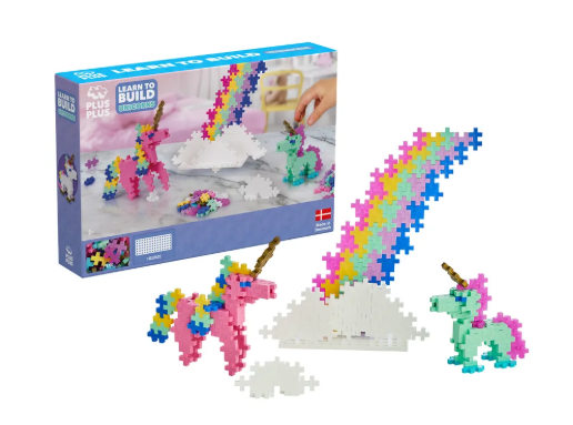 PLUS-PLUS - Kit découverte licornes - 275 pièces - 5 ans +