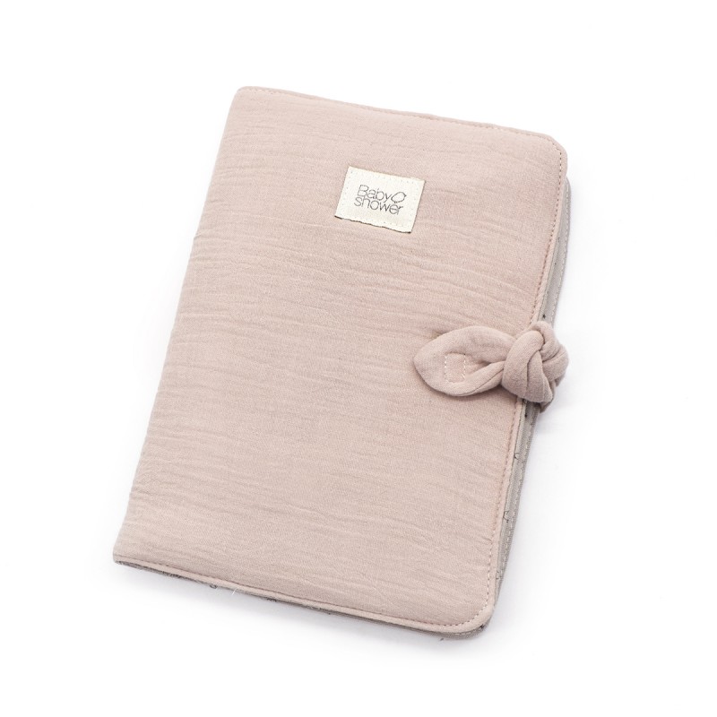 Babyshower - Protège carnet santé - Nude Powder