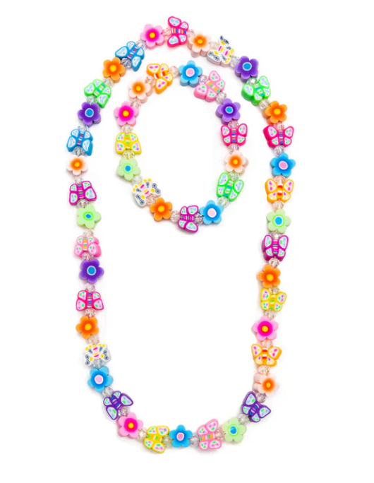 Great Pretenders - Ensemble collier et bracelet - Fleurs - 3 ans +