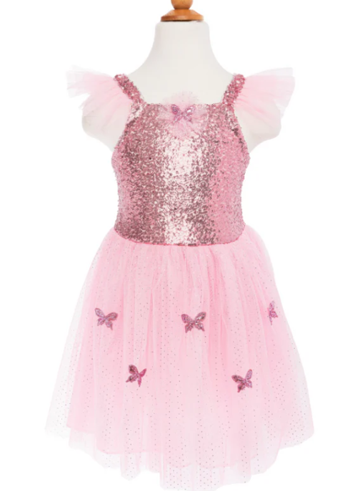 Great Pretenders - Robe Papillon Rose - 5/7 ans