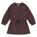 STAINS & STORIES - Robe noire avec coeurs - Fille