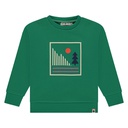 STAINS & STORIES - Sweatshirt vert - Garçon