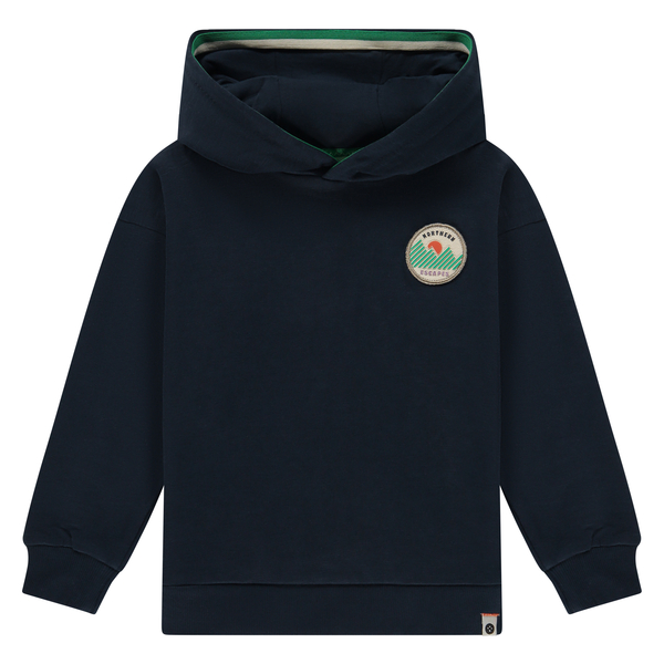 STAINS & STORIES - Sweatshirt bleu marine - Garçon