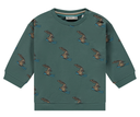 BABYFACE - Sweatshirt vert bouteille avec imprimés lapins - Garçons