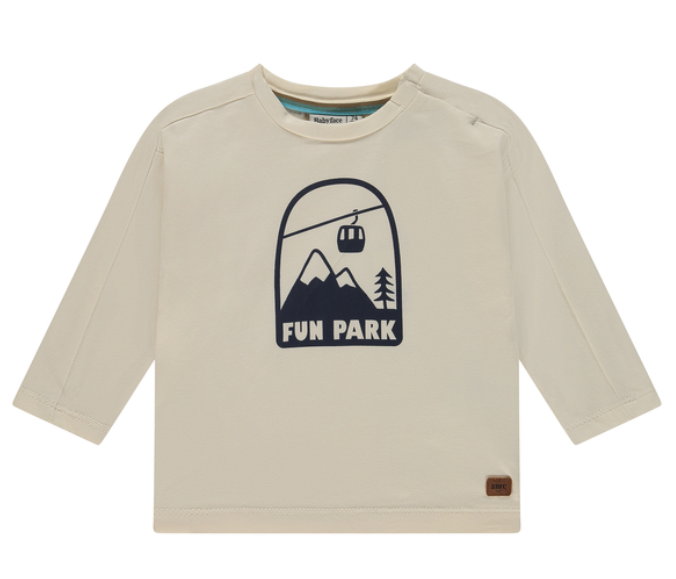 BABYFACE - T-shirt blanc à manches longues - Garçon