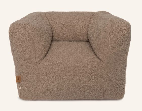 Jollein - Fauteuil Pouf Enfant Teddy Warm Sand