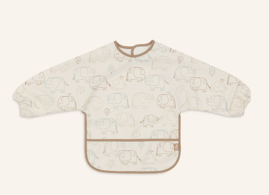Jollein - Bavoir à manches imperméables - Eléphant Tales