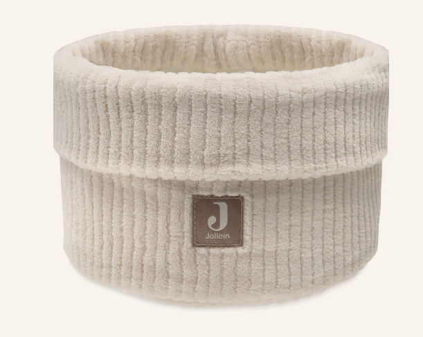 Jollein - Panier de Rangement 14x18 cm - Cloudy Rib Oatmeal