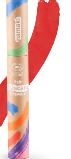 Namaki - mascara cheveux- rouge