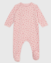 Petit bateau - Pyjama bébé en molleton imprimé pomme
