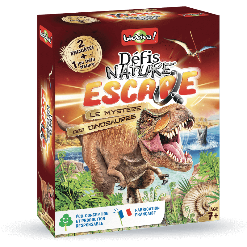 Bioviva! - Défis Nature Escape - Le mystère des dinosaures - 7 ans et +