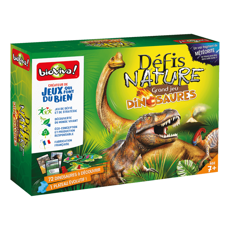 Bioviva! - Défis Nature - Le Grand Jeu - Dinosaures - 7 ans et +