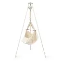 Moonboon - Hamac bébé avec moteur Connect Basic + Trépied - Nature / Cream White