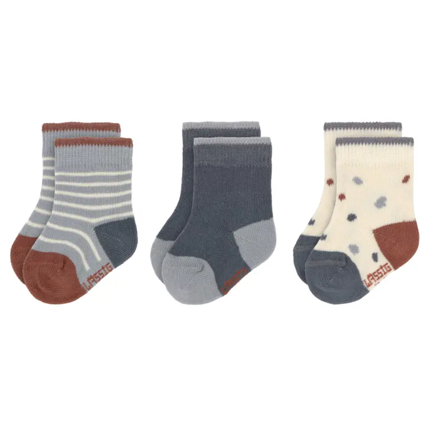 Lassig - Lot  de 3 paires de chaussettes - Tiny Farmer Bleu