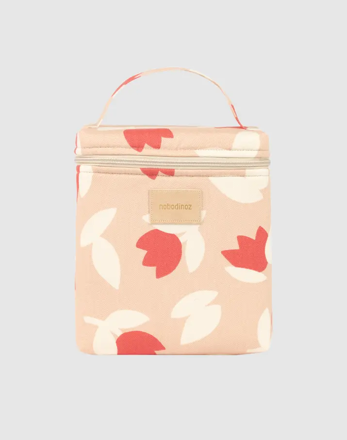 Nobodinoz - Sac isotherme Hyde Park pour biberon - Red Tulips