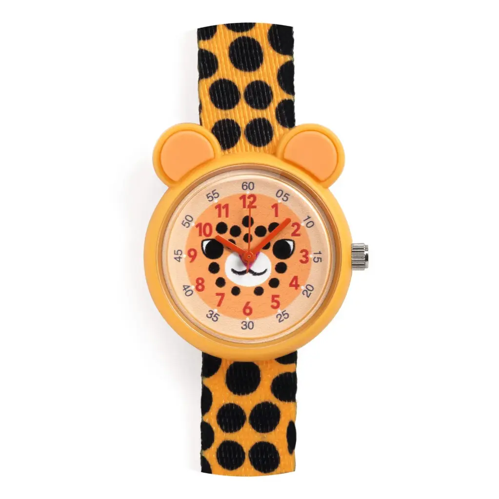 Ticlock by DJECO - Montre Des Petits - Guépard