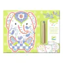 Djeco - Coloriage - Animaux sauvages à révéler - 18 mois + 