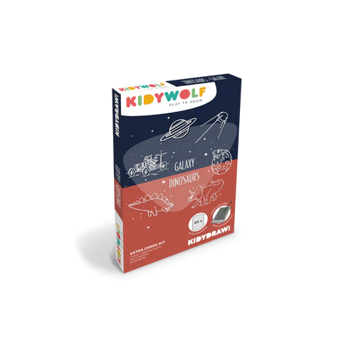 KIDYWOLF - KIDYDRAW-MINI - Recharge - Dinosaures / Galaxie