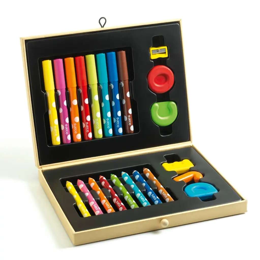 DJECO -  Boite de couleurs pour les petits - 3-6 ans