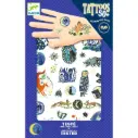 DJECO - Lot de 50 tatouages - Reflets de nuit - 3 ans +