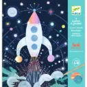 DJECO - 4 cartes à gratter - Mission cosmique - 6 à 10 ans