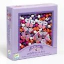 DJECO - 450 Perles bois Papillons - 4 à 8 ans