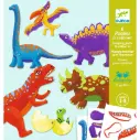 DJECO - 6 pantins à colorier - Dinos - 5 à 8 ans