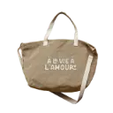 Zakuw - Sac XL velours - A la vie à l'amour