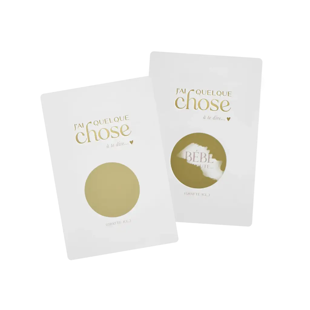 Zakuw - Carte à gratter - Bébé en route 