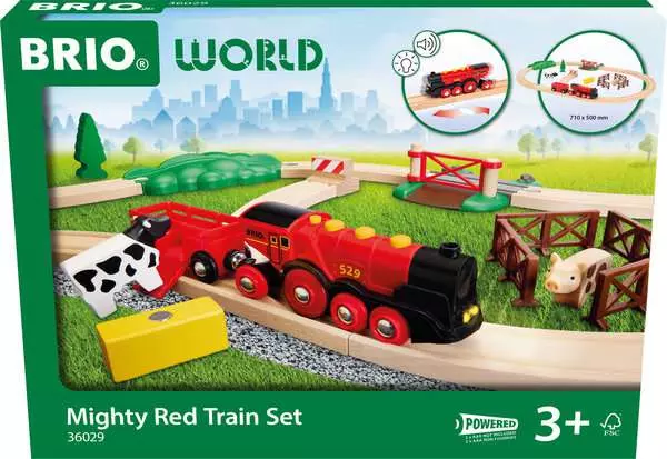 Brio - Circuit Mighty Red Train - 3 ans + 
