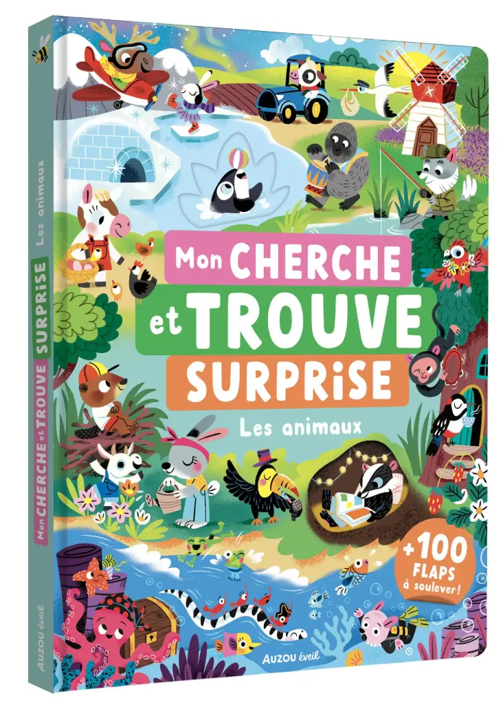 Auzou - Mon cherche et trouve surprise - Les Animaux - 3 à 6 ans