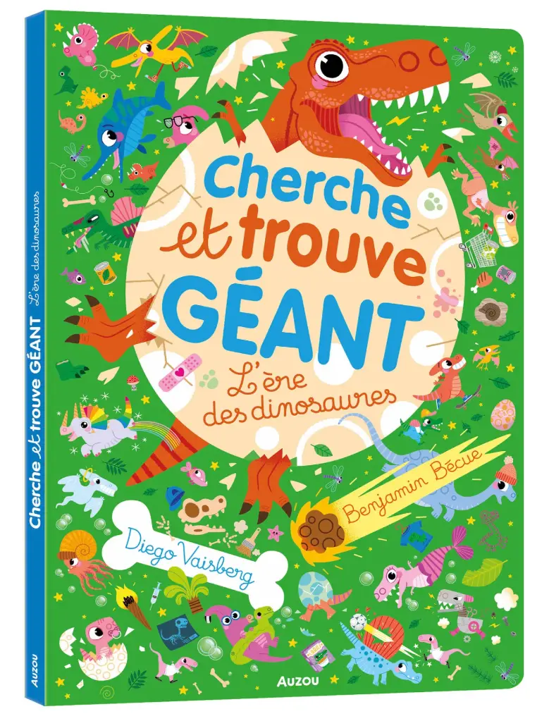 Auzou - Cherche et trouve géant - L'ère des dinosaures