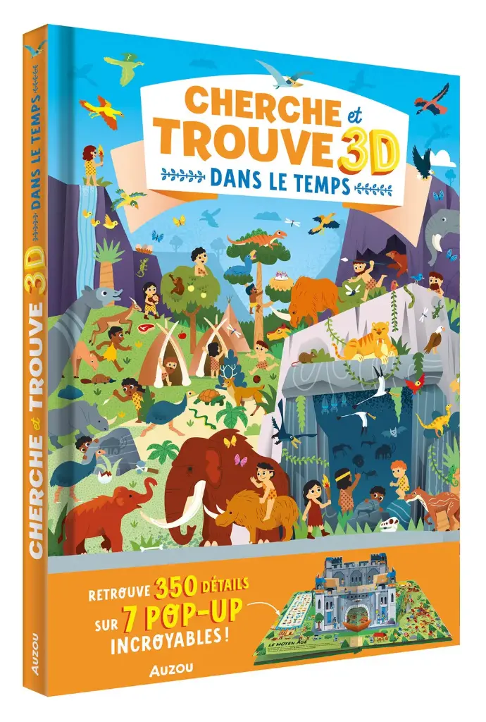 Auzou - Cherche et trouve 3D - Dans le temps