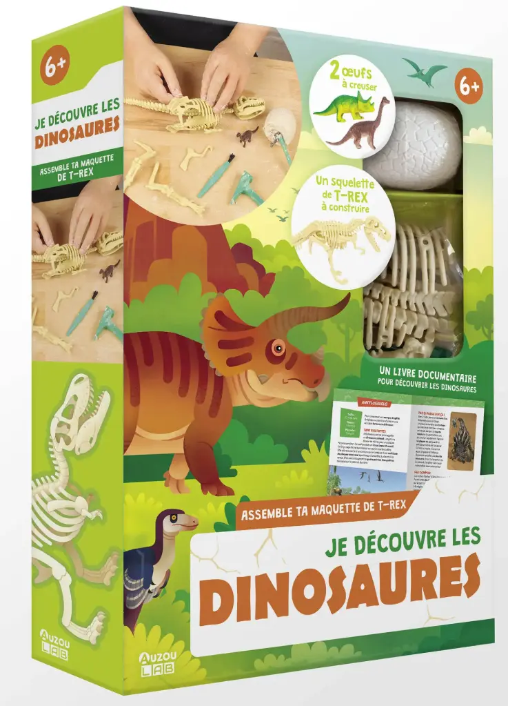 Auzou Lab' - Je découvre les dinosaures -  6 ans +