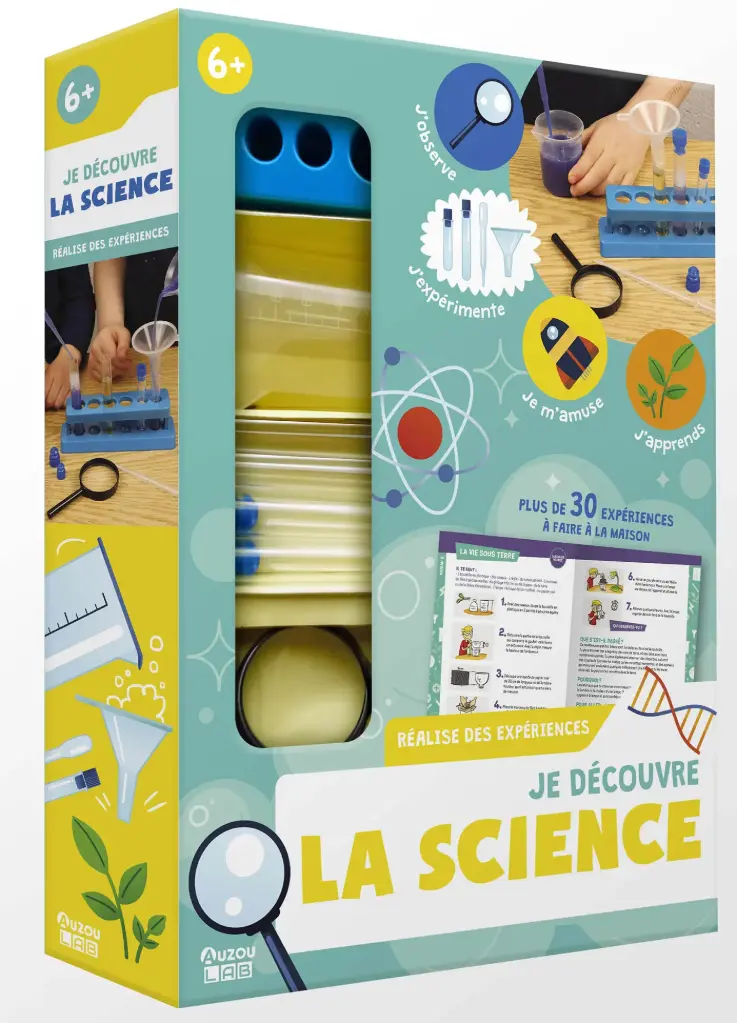 Auzou Lab' - Je découvre la science -  6 ans + 