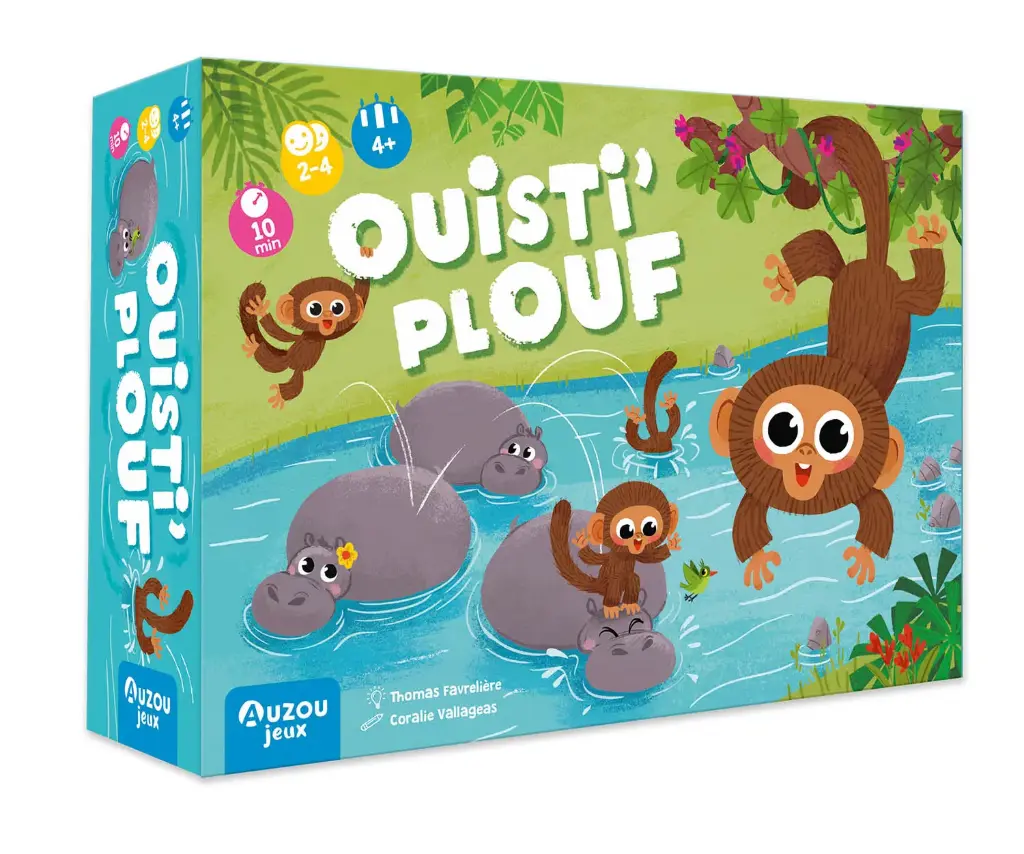 Auzou - P'tit jeu - Ouisti'plouf - 4 ans +
